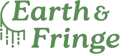 Earth and Fringe green logo
